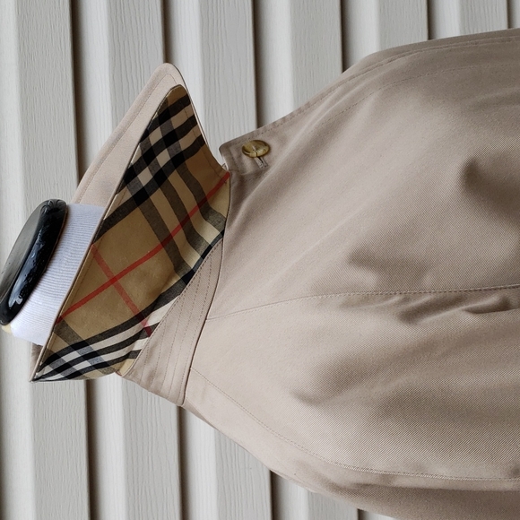 BURBERRY NOVA CHECK LINED REMOVABLE WOOL LINER CAR COAT TRENCH COAT - Picture 3 of 14